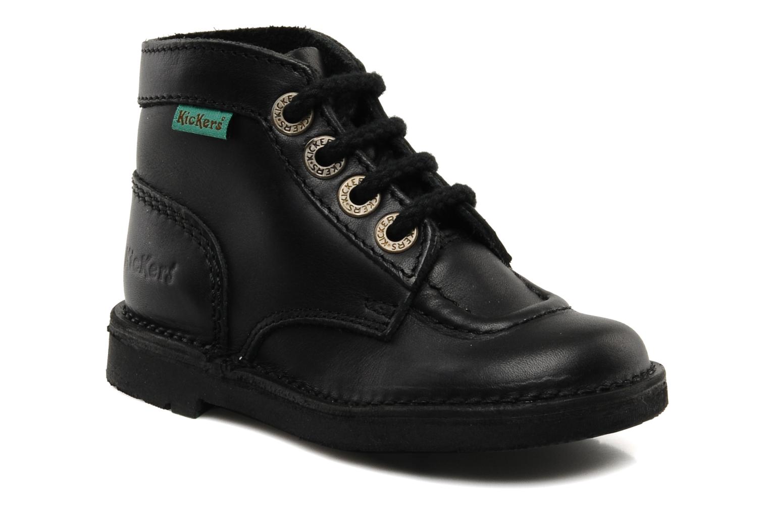 Kickers Kick Col (Noir) Chaussures à lacets chez Sarenza (94185)