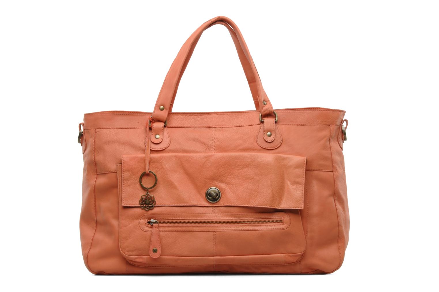 Pieces Totally Royal leather Travel bag (Rose) Sacs à main chez