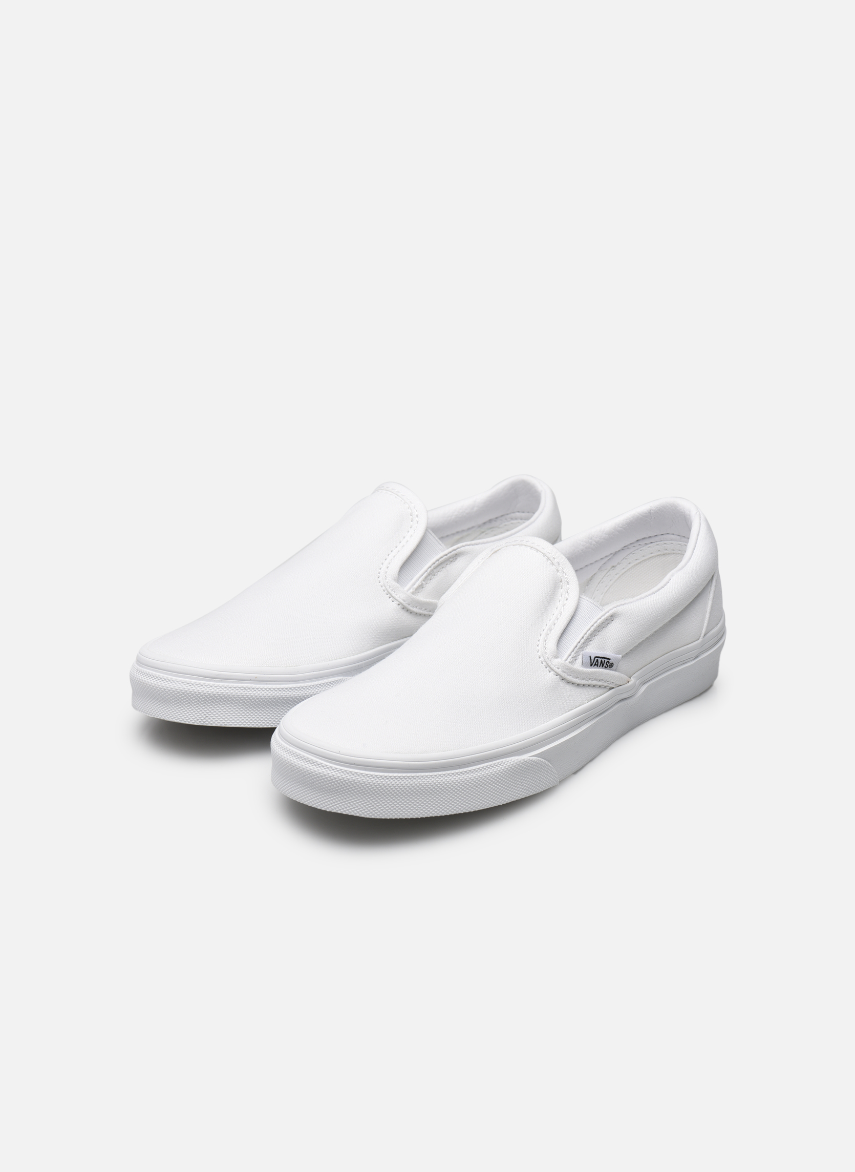 Vans Classic SlipOn W (Blanc) Baskets chez Sarenza (181458)