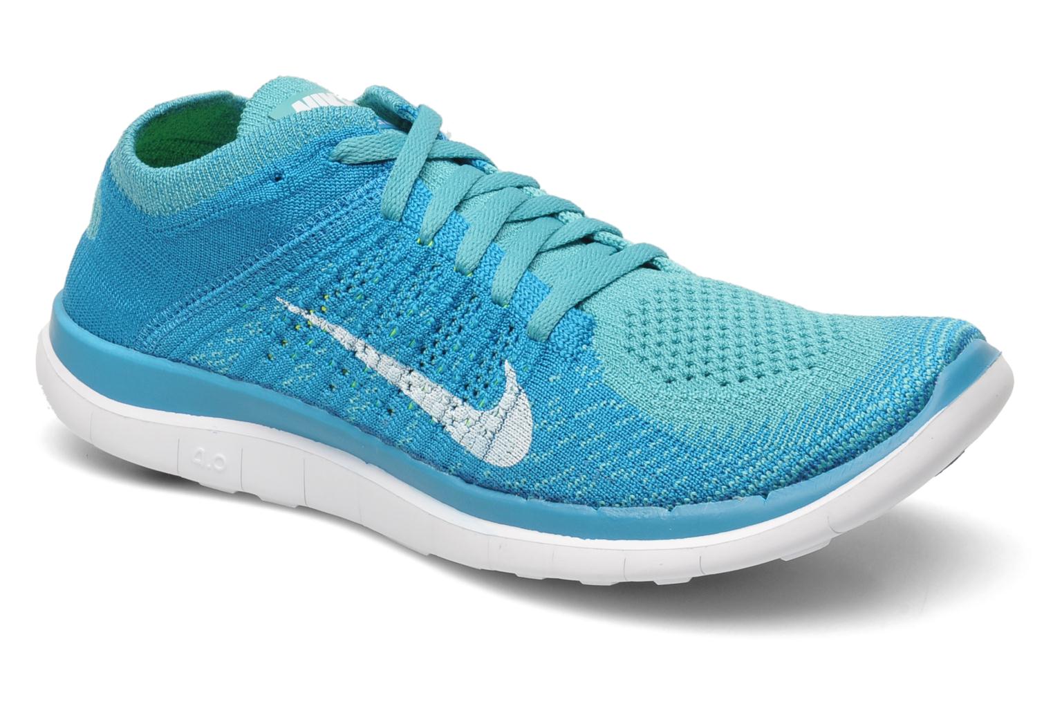 nike free 5.0 flyknit femme bleu