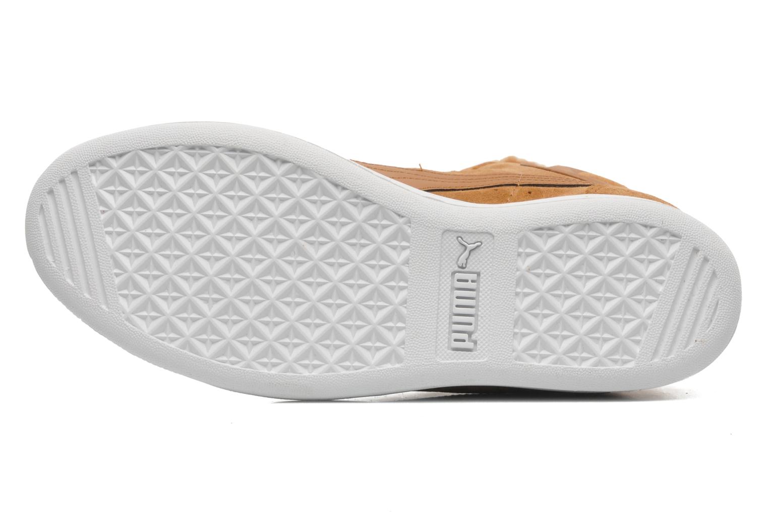 puma vikky platform beige