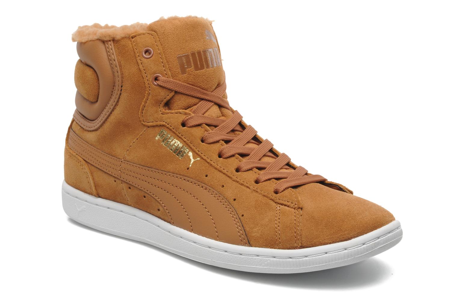 puma vikky platform beige