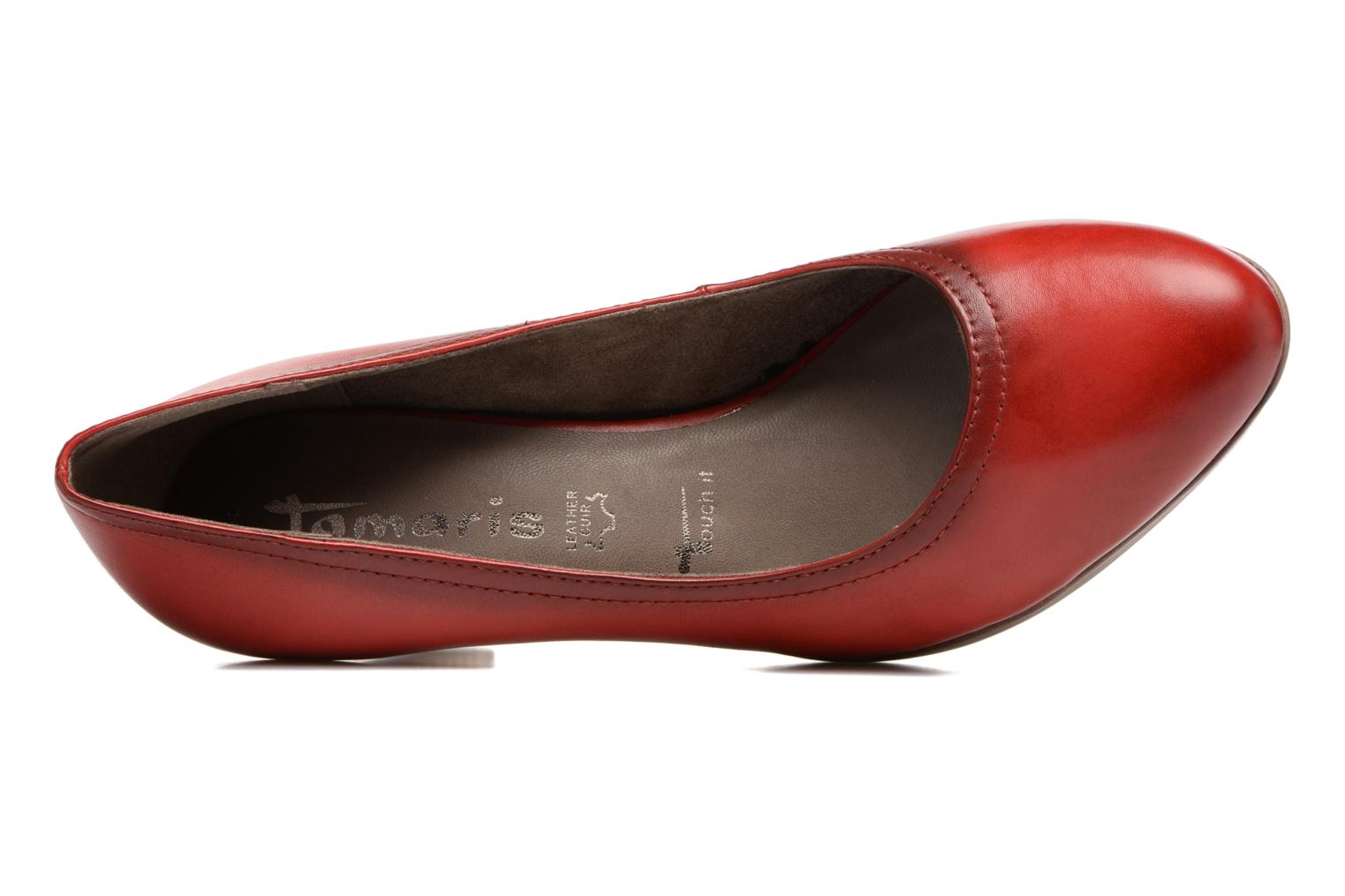 escarpins rouge tamaris