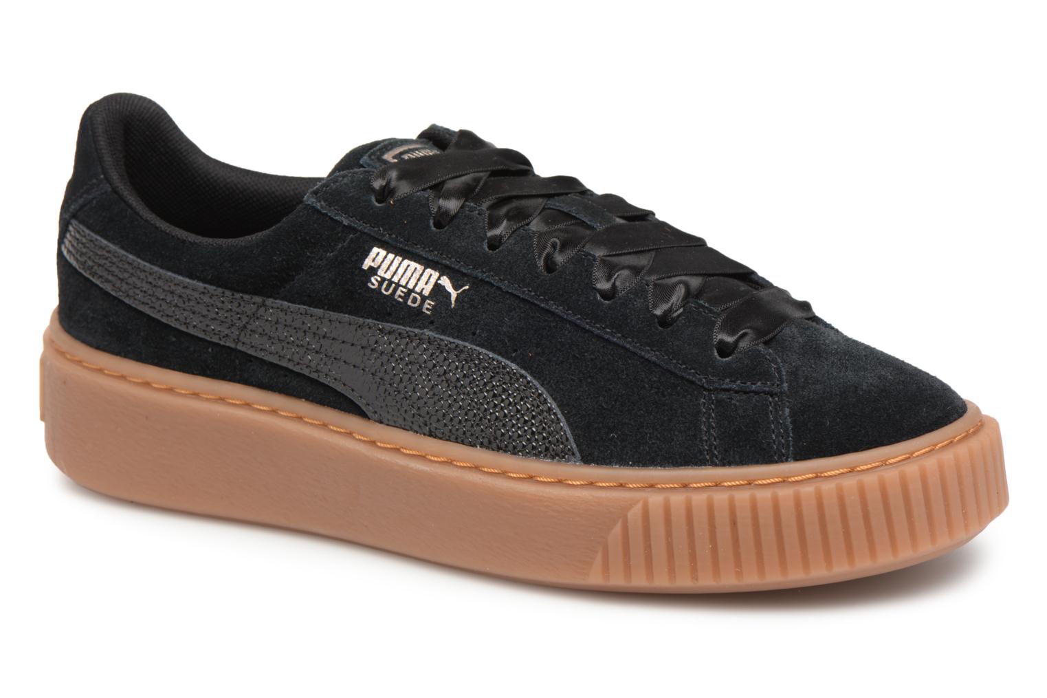 puma basket platform noir puma basket platform noir