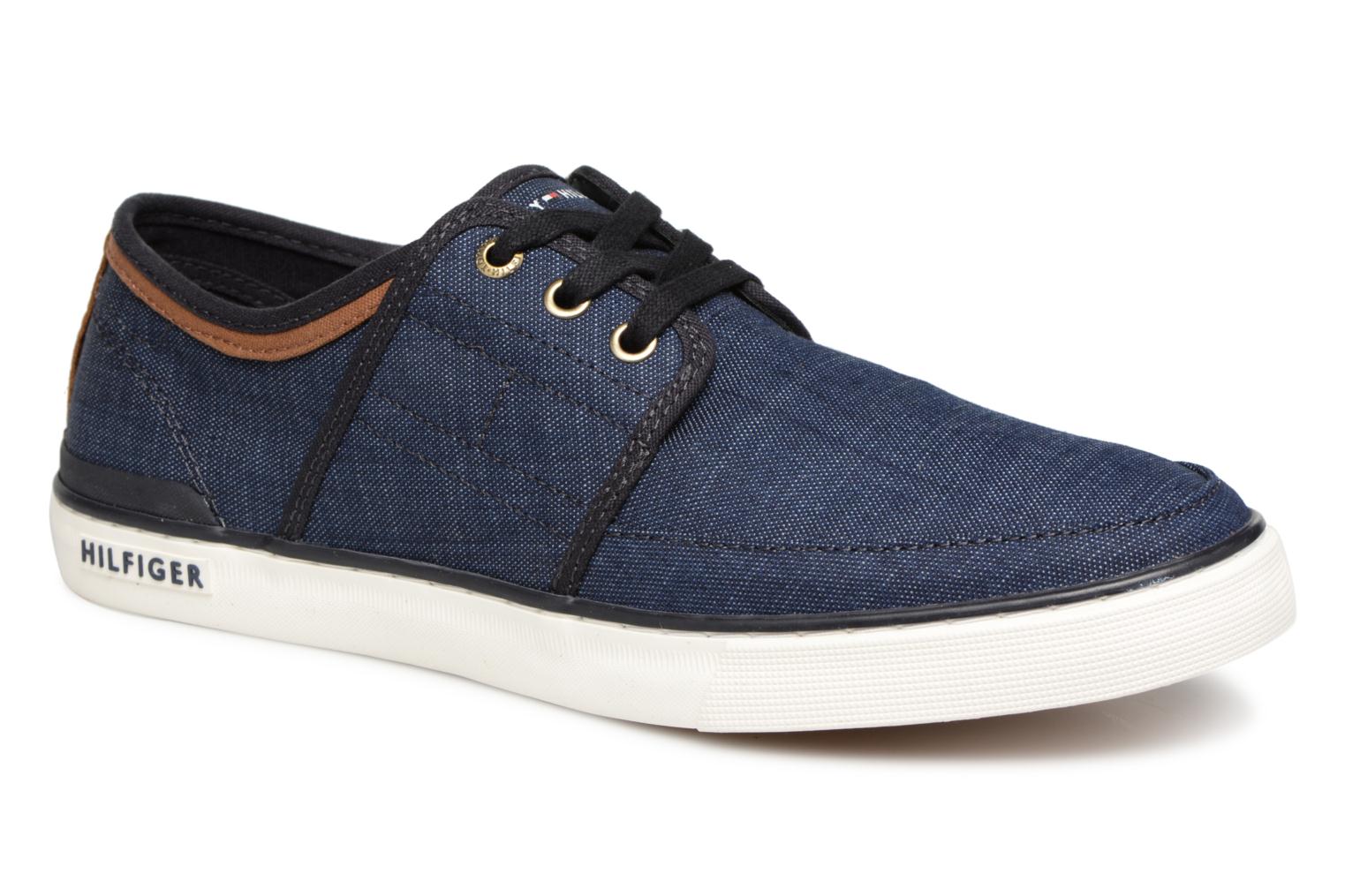 Marques Chaussure homme Tommy Hilfiger homme Core Seasonal Textile Sneaker Midnight Marques Chaussure homme Tommy Hilfiger homme Core Seasonal Textile Sneaker Midnight