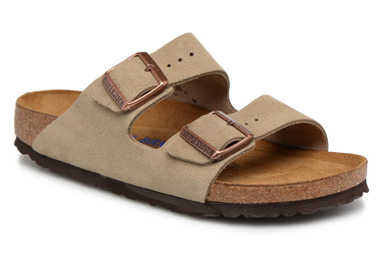 Arizona Cuir Suede Soft Footbed W par Birkenstock