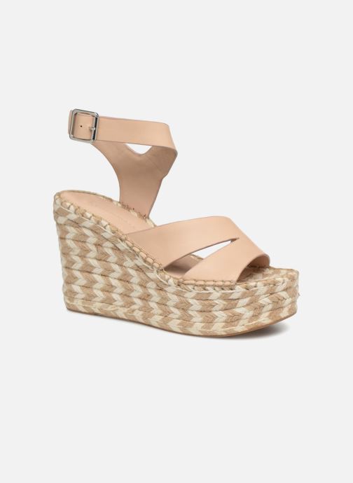 Espadrilles compensées beige par Sigerson Morrison