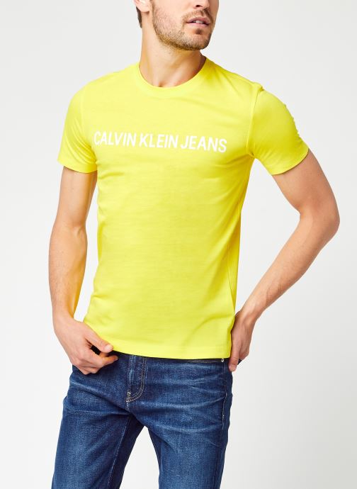 INSTITUTIONAL LOGO SLIM SS TEE par Calvin Klein Jeans