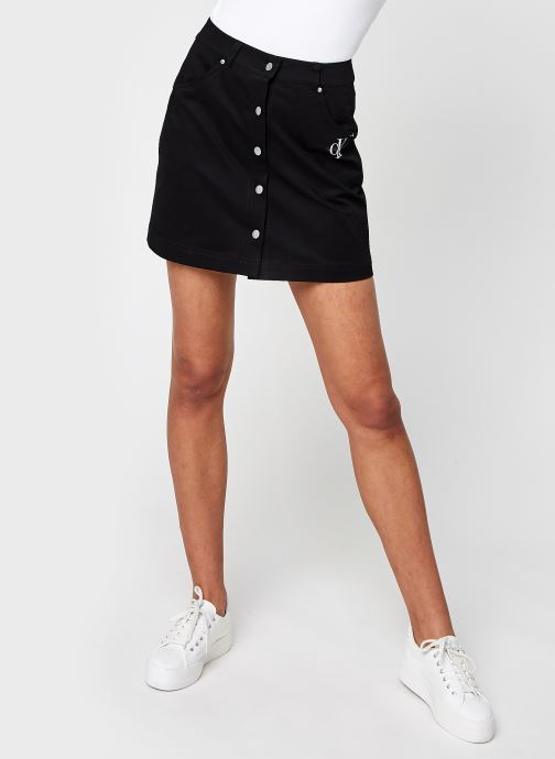 Cotton Twill Mini Skirt par Calvin Klein Jeans