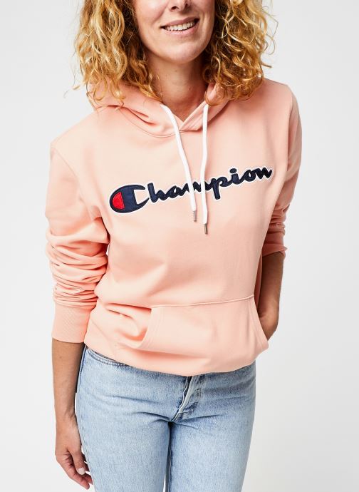 Champion Large Script Logo Hooded Sweatshirt par Champion