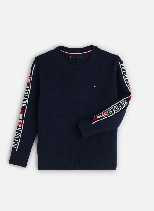 Intarsia Logo Rib Sweater par Tommy Hilfiger