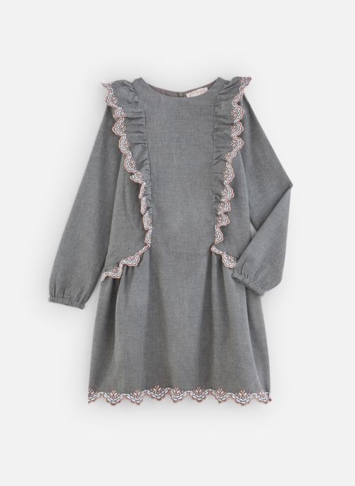 Robe en flanelle girs anthracite par Lili Gaufrette