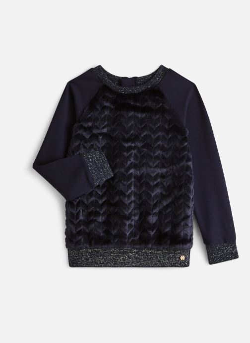 Sweat Nacre Gauffré fausse fourrure par Lili Gaufrette