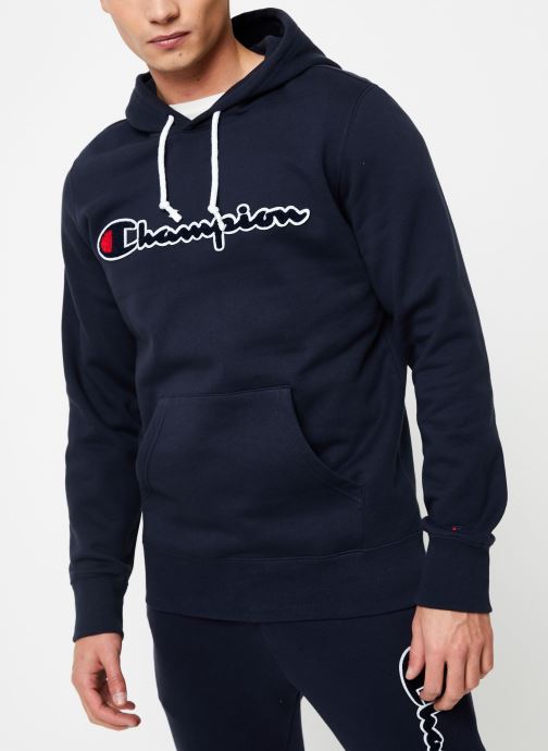 Champion Large Script Logo Hooded Sweatshirt par Champion