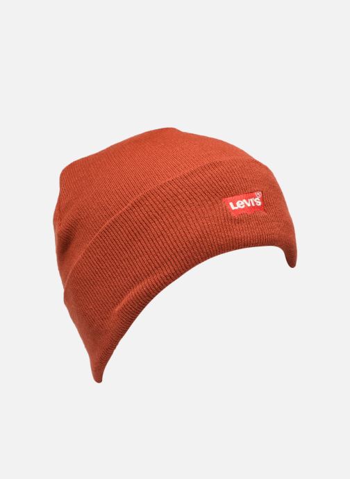 RED BATWING EMBROIDERED SLOUCHY BEANIE par Levi's