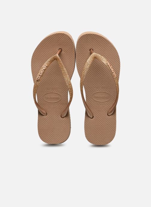 Hav. Slim Flatform Glitter W par Havaianas