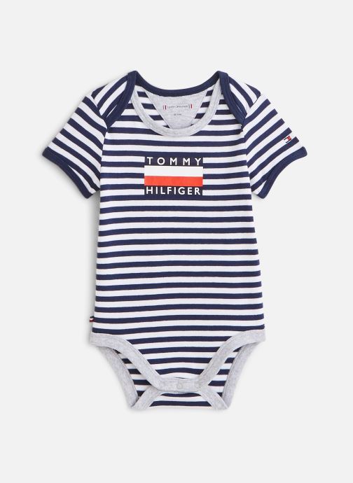 Body manches courtes Baby Striped Body S/S par Tommy Hilfiger