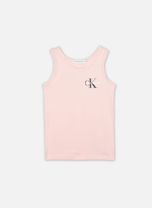 T-shirt Small Monogram Sleeveless Top par Calvin Klein