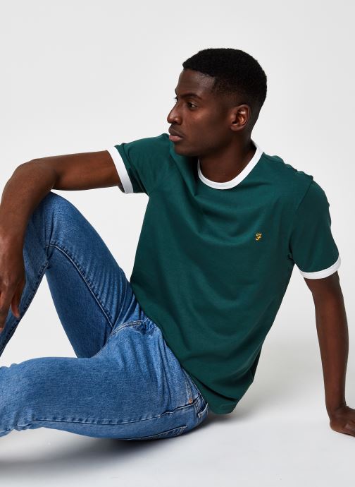 Groves Ringer Tee-Shirt par Farah