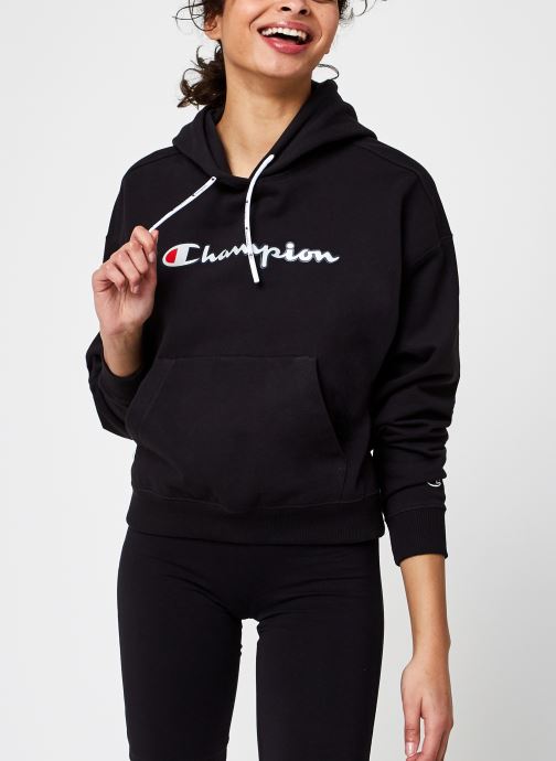 Champion Large Script Logo Hooded Sweatshirt W par Champion