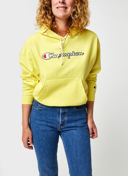 Champion Large Script Logo Hooded Sweatshirt W par Champion