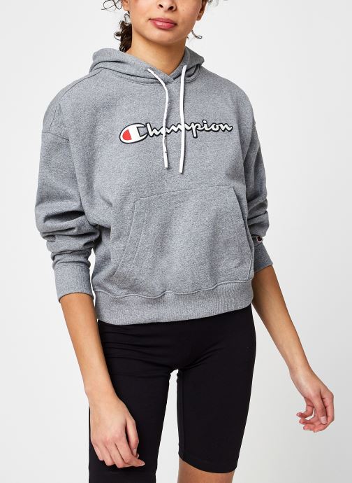 Champion Large Script Logo Hooded Sweatshirt W par Champion