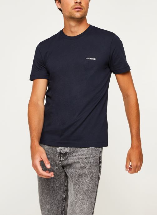 Cotton Chest Logo T-Shirt par Calvin Klein