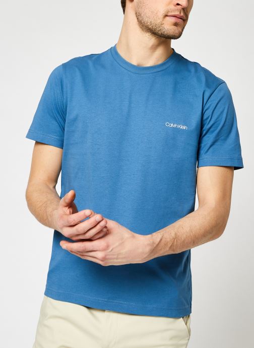 Cotton Chest Logo T-Shirt par Calvin Klein
