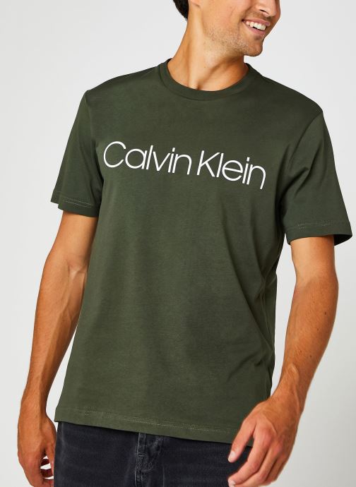 Cotton Front Logo T-Shirt par Calvin Klein