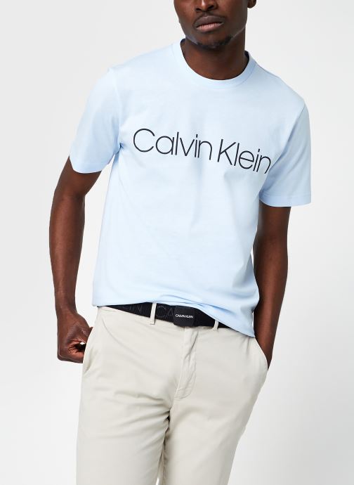 Cotton Front Logo T-Shirt par Calvin Klein