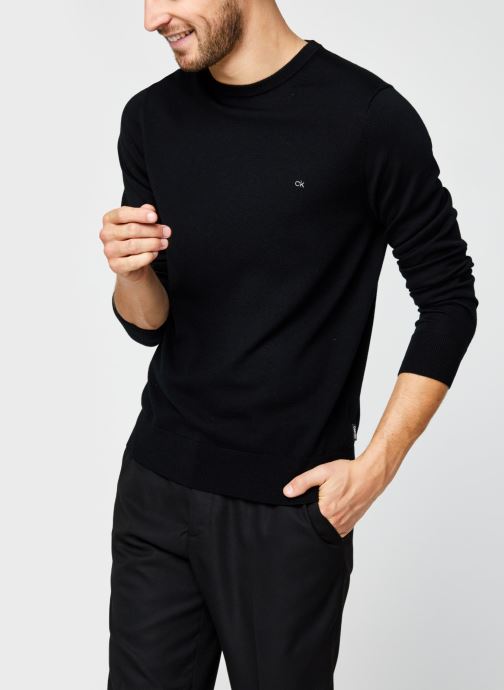 Superior Wool Crew Neck Sweater par Calvin Klein