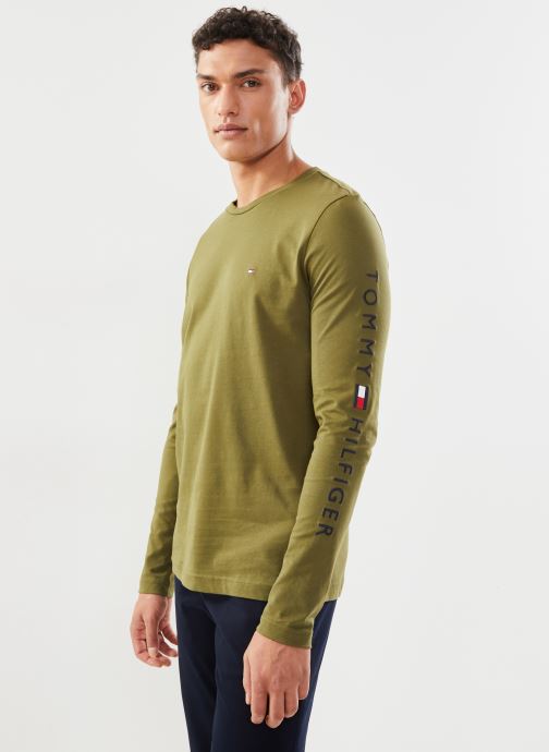 Vêtements Tommy Hilfiger Tommy Logo Long Sleeve Tee pour  Accessoires