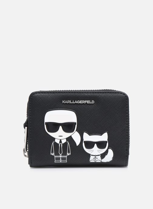 K/Ikonik Sm Folded Zip Wallet par Karl Lagerfeld