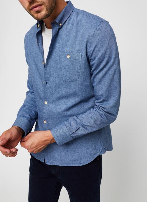 Chemise Elder Mélange Flannel par Knowledge Cotton Apparel