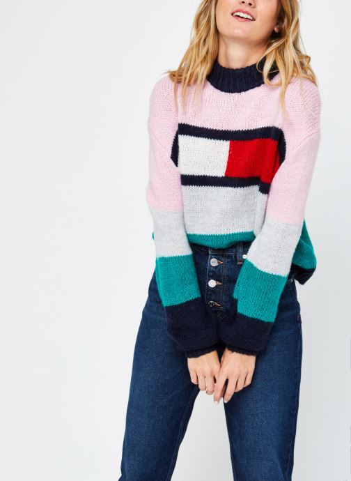 TJW Bell Sleeve Flag Sweater par Tommy Jeans