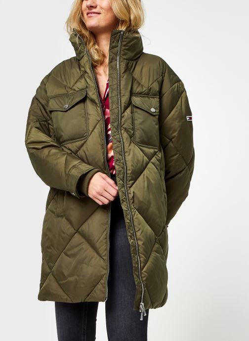 TJW Diamond Quilted Coat par Tommy Jeans