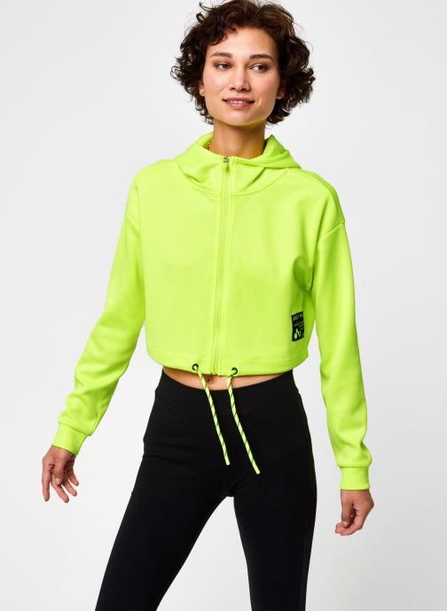 Onpjudie Ls Cropped Zip Hood Sweat par Only Play