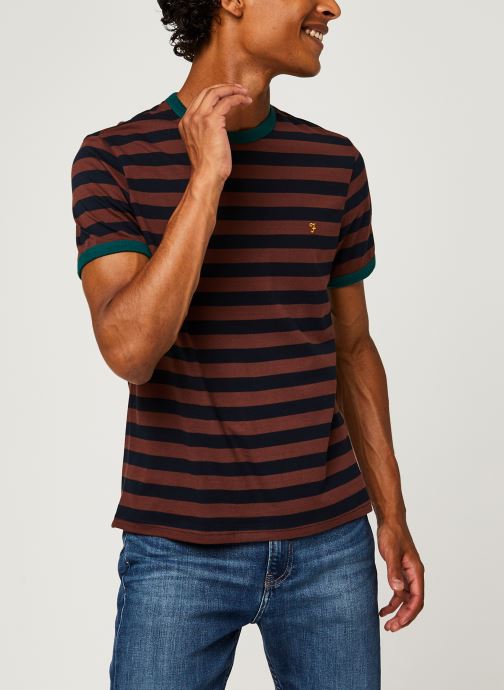 Belgrove Stripe Ss Tee par Farah