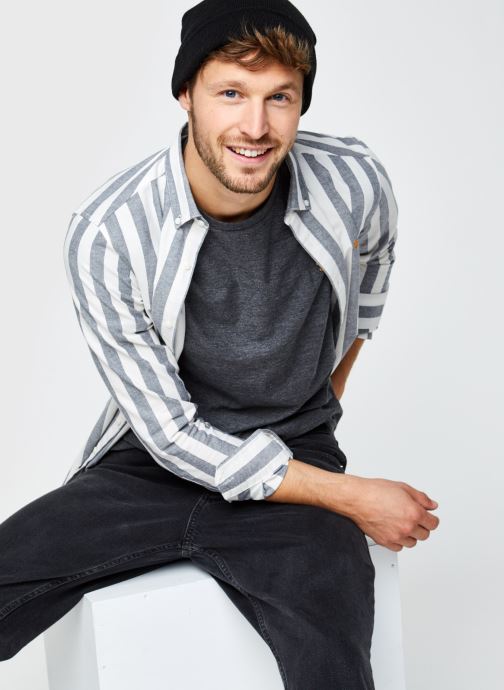 Milton Stripe Ls Shirt par Farah