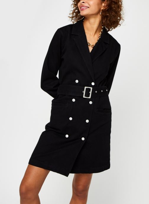 Slfdora Blazer Black Denim Dress par Selected Femme