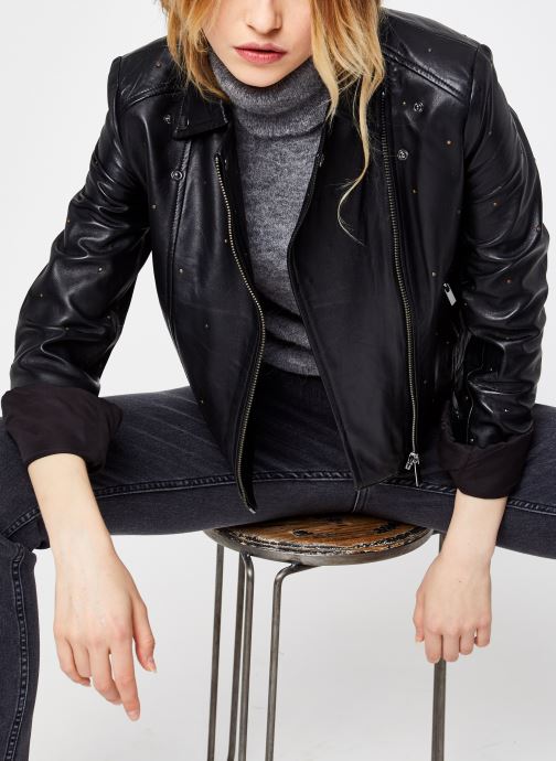 Vigora Leather Biker Jacket par Vila