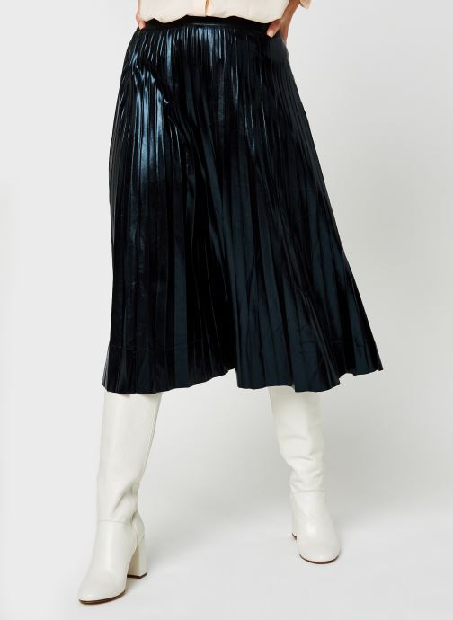 Viflowsy Coated Midi Skirt par Vila