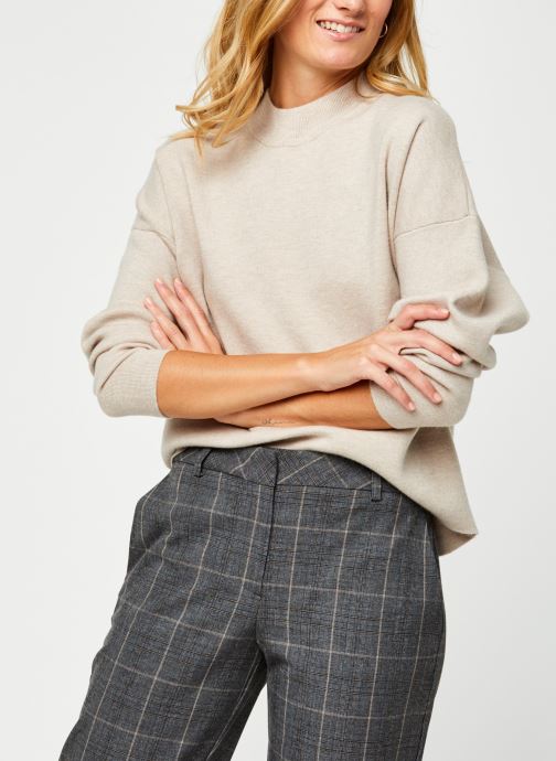 Violivinja Knit High Neck Top par Vila