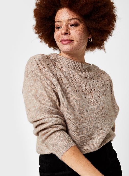 Visepta Knit Open Neck Top par Vila