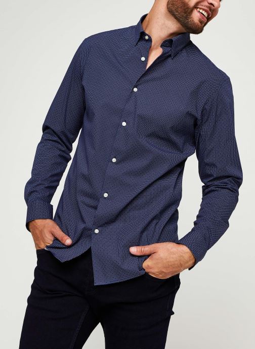 Slhslimmichigan Shirt Ls B Noos par Selected Homme