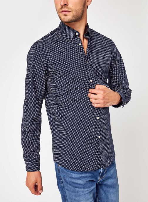 Slhslimmichigan Shirt Ls B Noos par Selected Homme