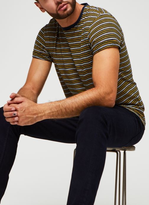 Slhpatrick Stripe Ss O-Neck Tee W par Selected Homme