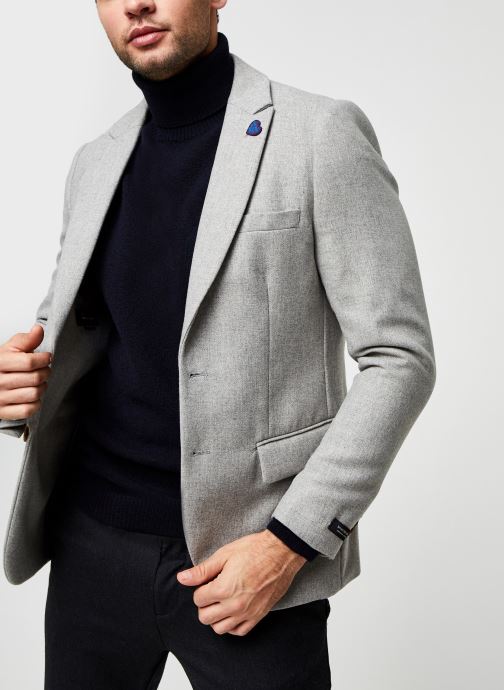 Classic Single-Breasted Neps Wool-Blend Blazer par Scotch & Soda