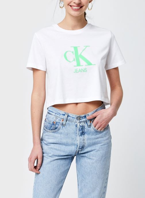 Gel Print Monogram Logo Tee par Calvin Klein Jeans