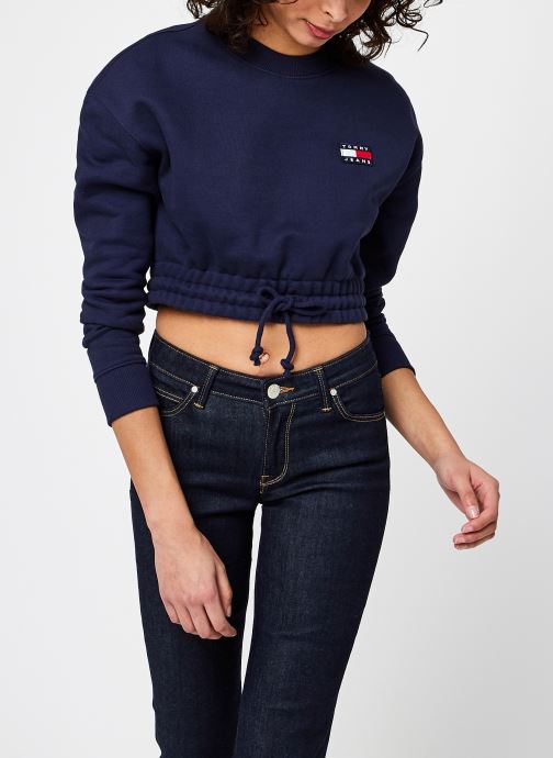 Tjw Super Cropped Badge Crew par Tommy Jeans